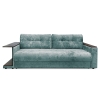 Прямой диван Анкона А со столиком Ментол велюр плюш